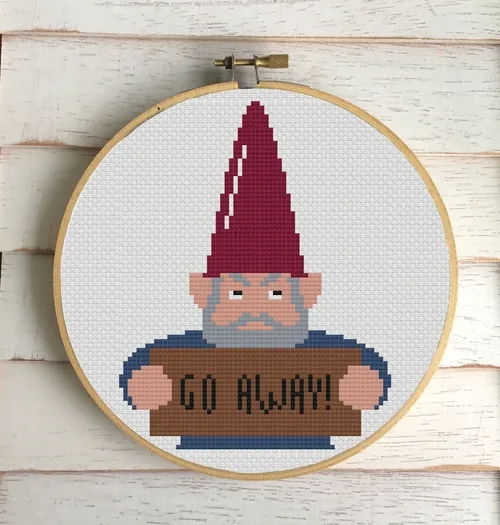 Angry gnome artwork recovered from the old website