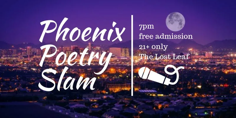 Historic Phoenix Poetry Slam graphic recovered from the old Lawn Gnome website